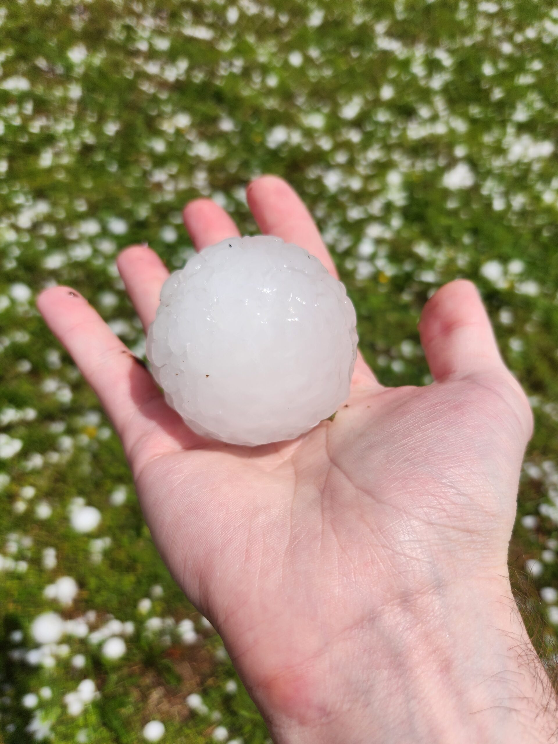 Baseball Sized Hail in Springfield Missouri