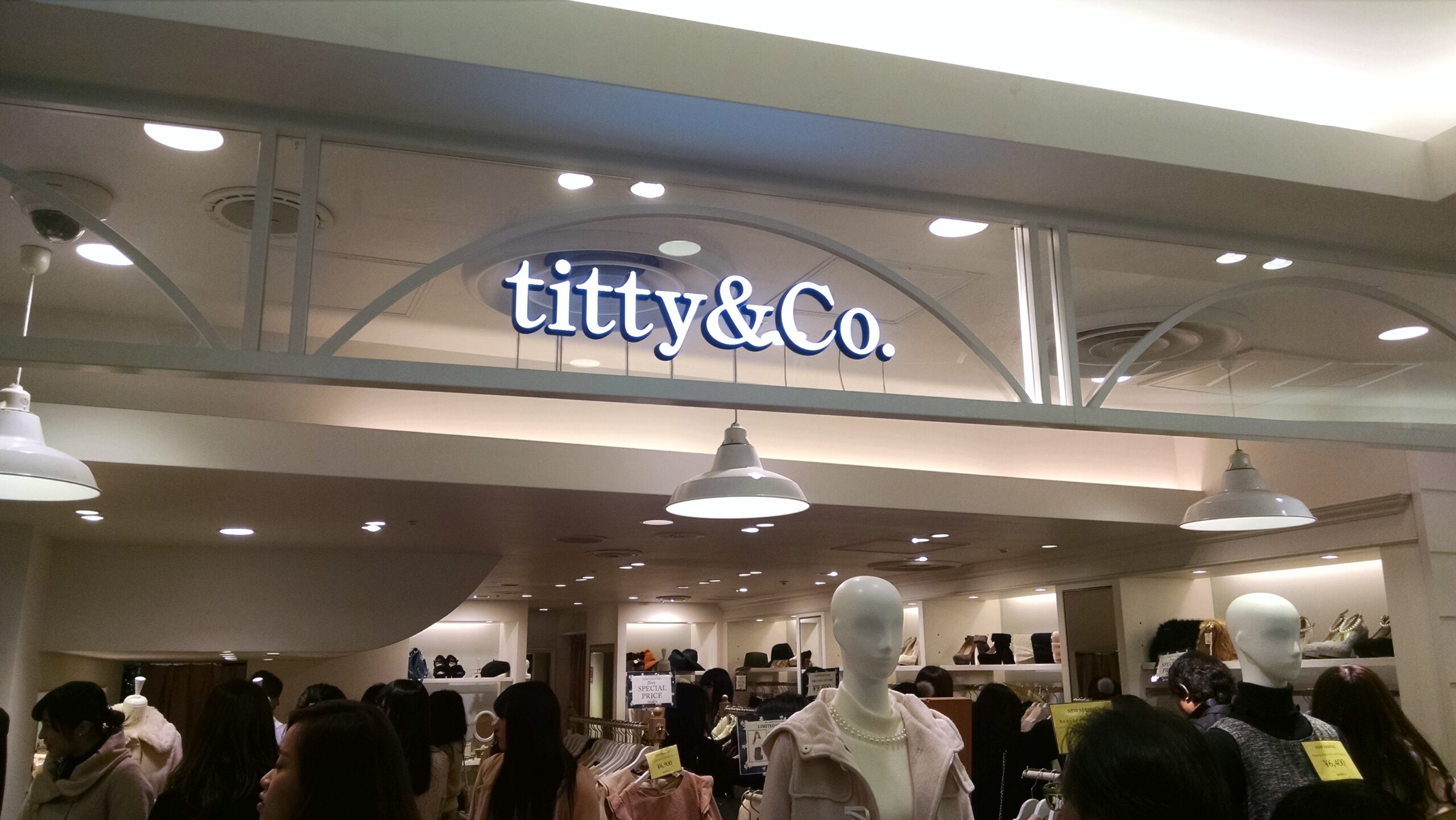 Titty&Co. Store in Shibuya 109